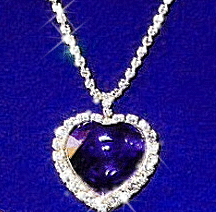Gif animé bijoux collier coeur